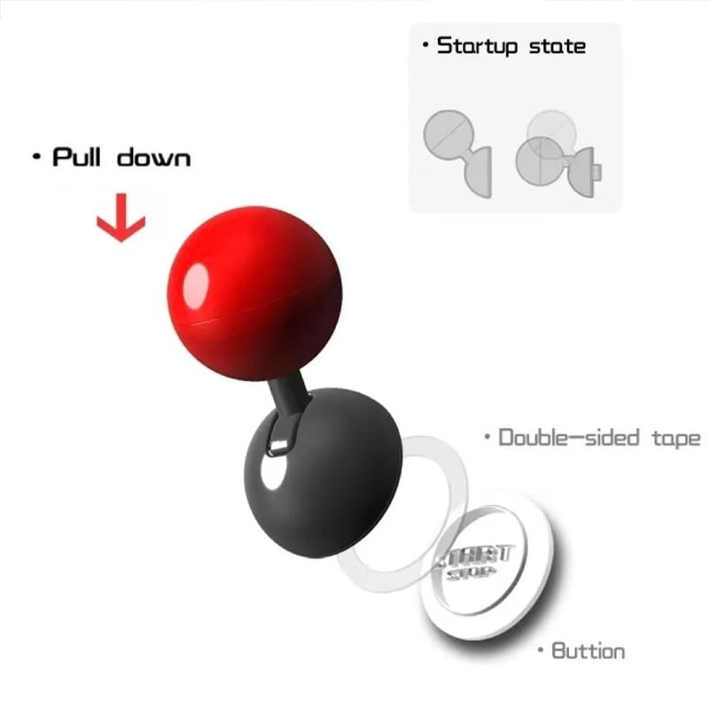Norvo | Bil Motor Start Stopp Knapp Joystick Full Metall Kule-Stang
