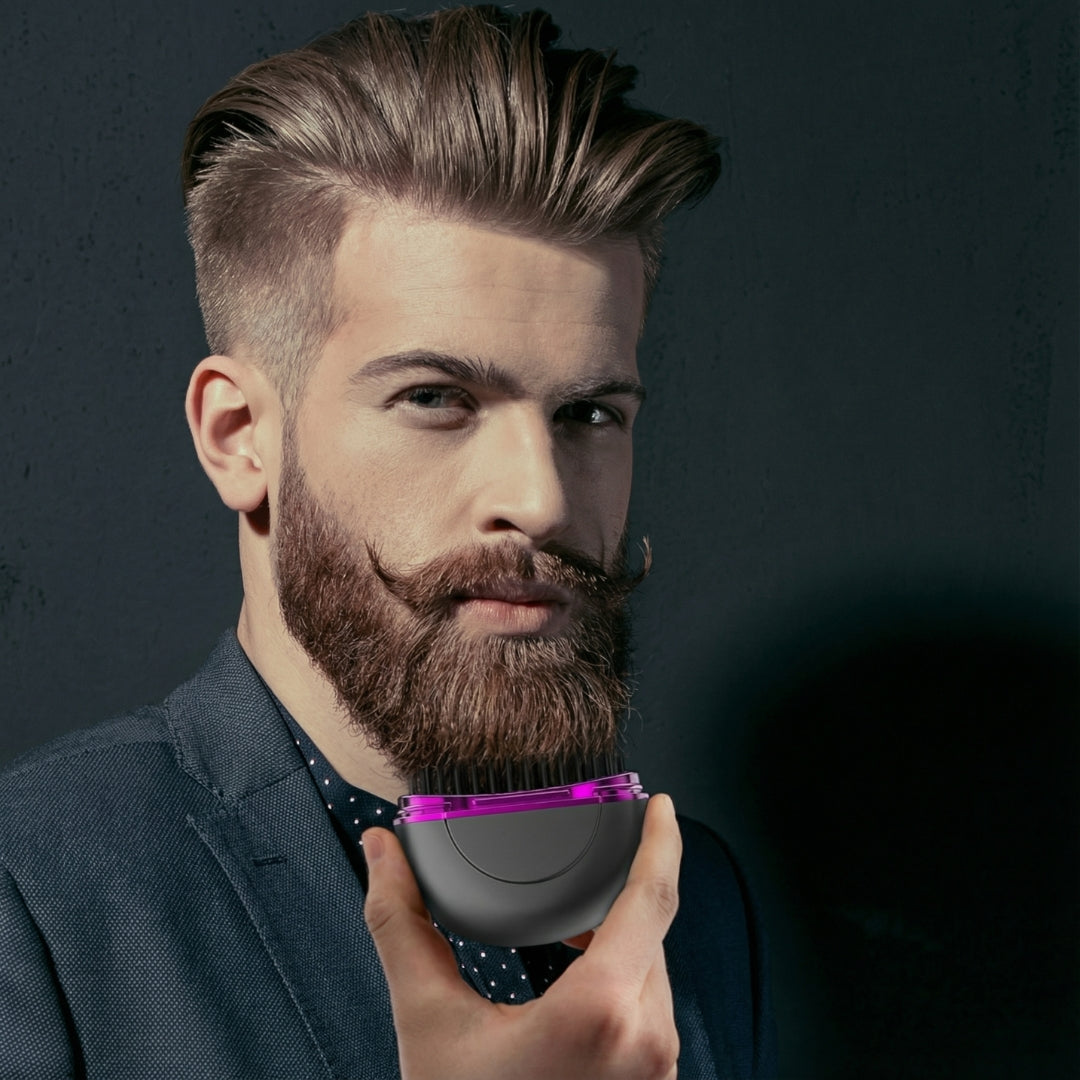 Rask oppvarming – Mini kamdesign – Frizz-fri finish – Rask oppfriskning for reise og daglig bruk Norvo