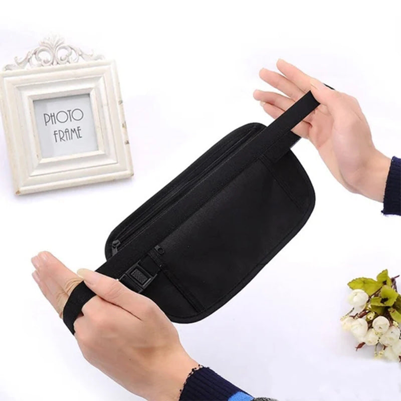 Norvo | Sport Hip Bag Justerbar med Glidelåslommer