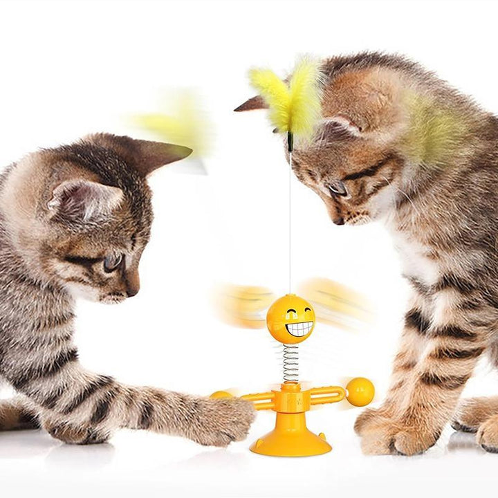 Multifunksjonelt spinning leketøy for katter | Norvo
