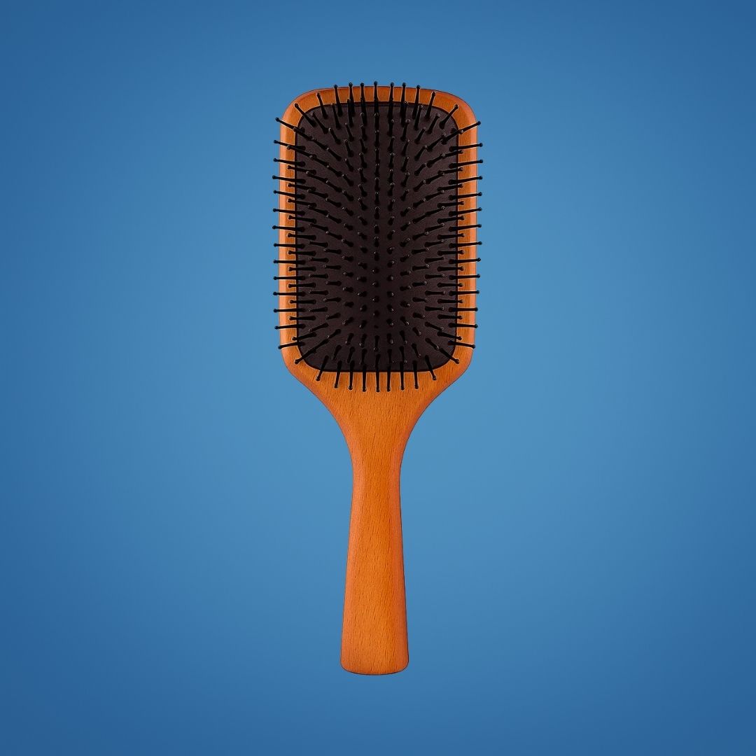 Static Detangling Brush – Frizz Control – Air Cushion Pad – Reduces Breakage – Adds Smooth, Shiny & Healthy-Looking Hair Norvo