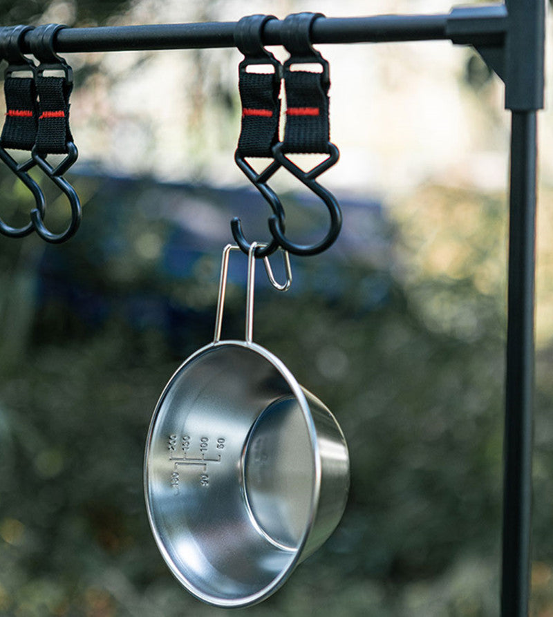 Norvo | Rustfritt Stål Utendørs Sammenleggbar Snøskål (Sett med 4)