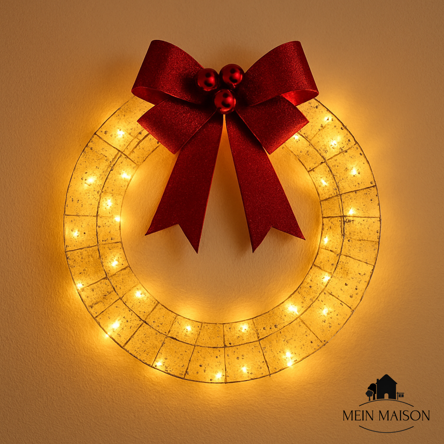 Norvo | Glorina Krans – Glitrende Julemagisk for Innendørs og Utendørs