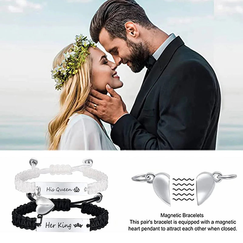 Norvo | Magnetiske Par Flettede Armbånd