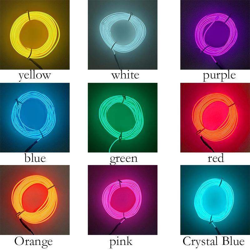 Norvo | Bil Interiørbelysning LED Stripe Fleksibel Neon Lys