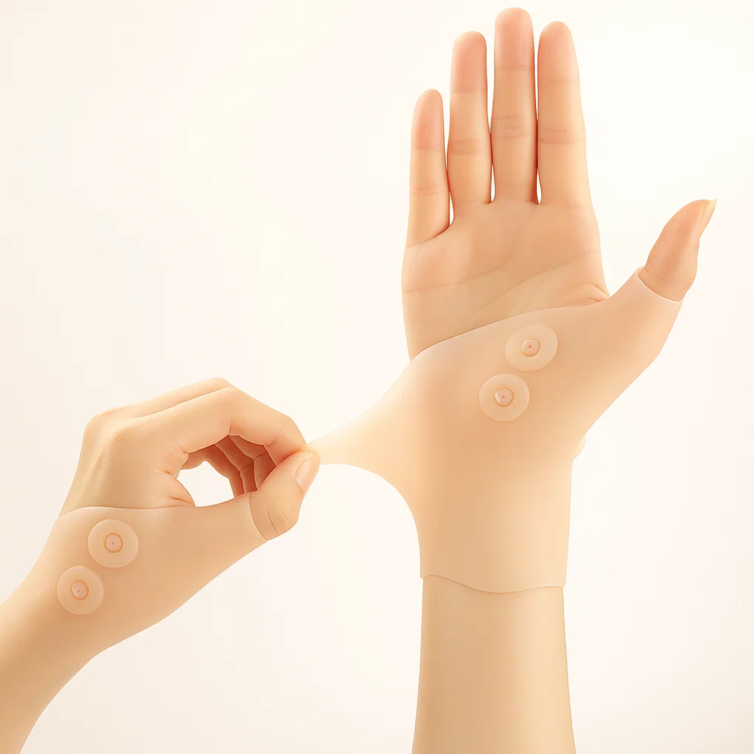 Smertelindring + Kompresjon – Non-Slip Silikon – Artritt & Leddstøtte for Hverdagskomfort Norvo