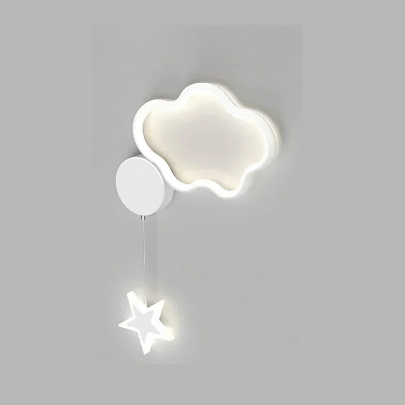 Norvo | DreamLight | Magisk Vegglampe med Skyer, Stjerner og Måne