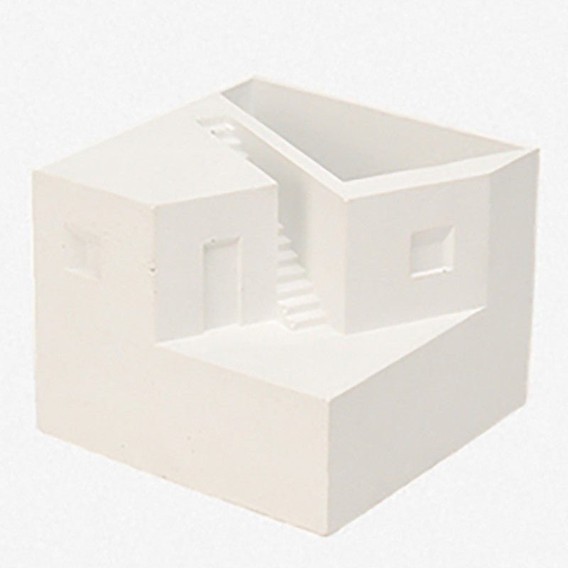 Norvo | Kreativ miniaturbygning pennholder og skriveborddekorasjon, for blyanter, sminkebørster, tannbørster og mer