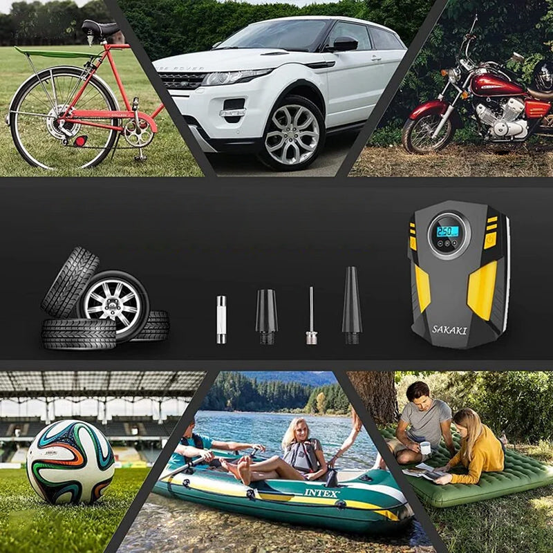 Norvo | Bærbar digital skjerm luftpumpe