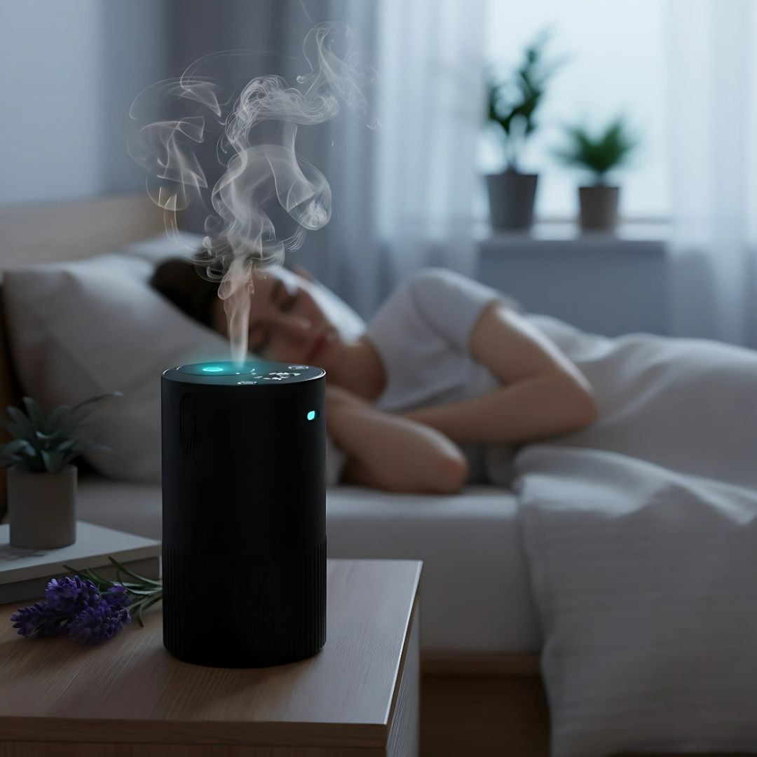 Oppladbar stille tåke – 10 ml stille timer – avslappende aromaterapi for søvn stresslindring kontor reise Norvo