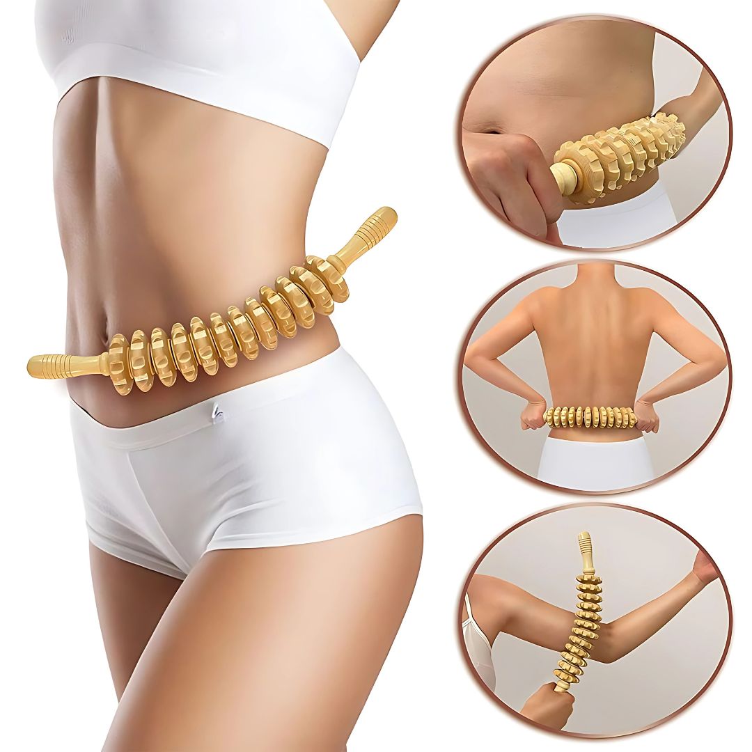 De-Puffing Anti-Cellulitt Tre Massasjører – Hudutjevning Smertelindring – Hjemme Kroppsskulpturverktøy Norvo