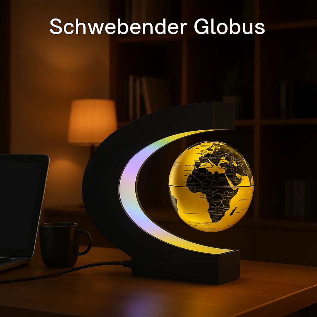 Norvo | AstroGlobe LED Verdens Globe – Flytende Globe Lampe med Magnetisk Oppheng