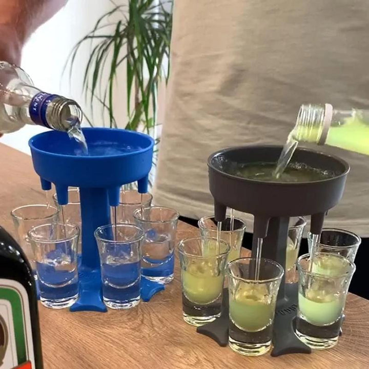 Norvo | 6 Shot Glass Dispenser og Holder