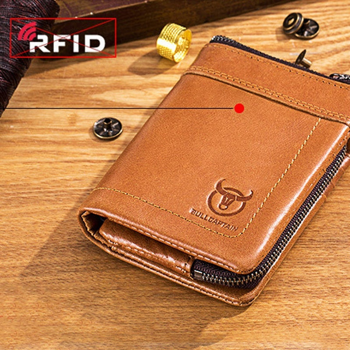 Lommebok med flere rom Anti-RFID med myntlomme | Norvo