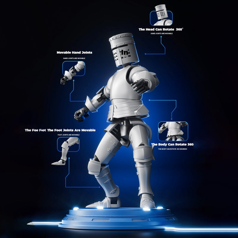 Norvo | DIY middelalderkriger sterk magnetisk avtakbar artikulert dukke