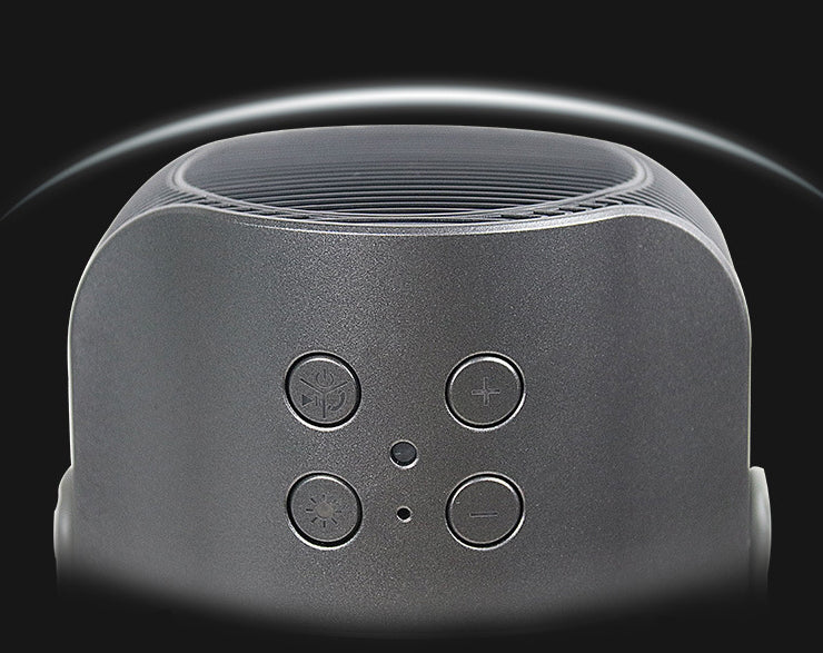 Norvo | Bærbar LED Flamme Bluetooth-høyttaler, med HD-høyttalere, 10W trådløs telefonlader, mikrofon, Hi-Fi lydeffekter og lang standby-tid, støtter TWS, for innendørs og utendørs