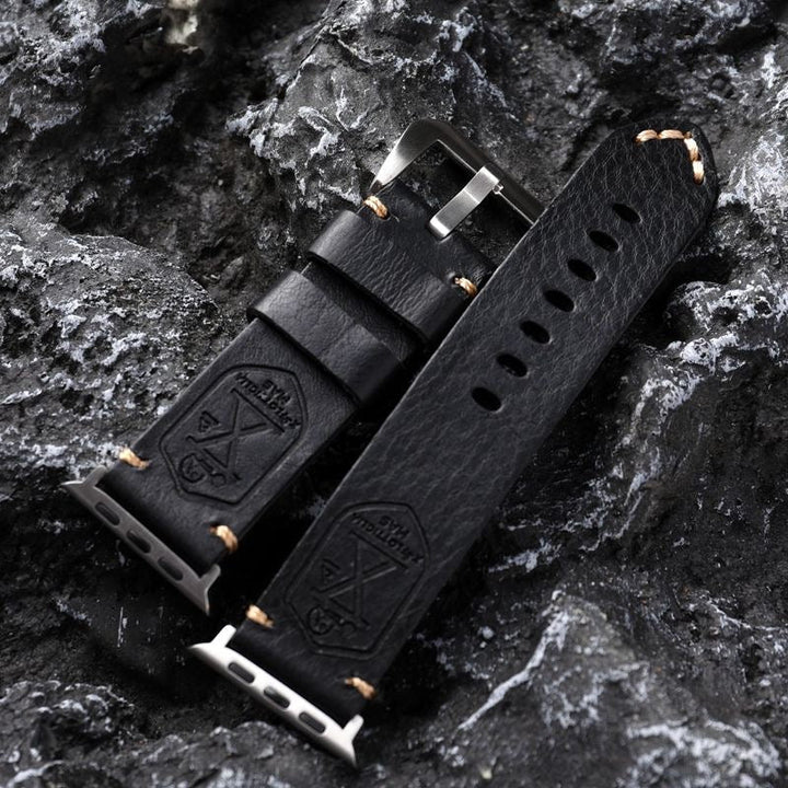Norvo | Håndlaget Vintage Skinn Apple Watch Band