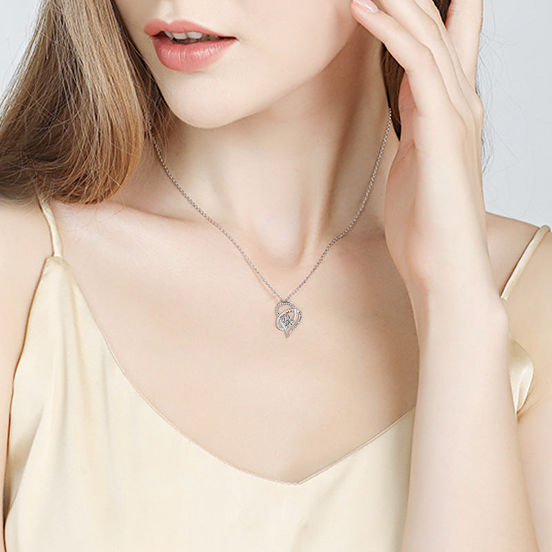 Norvo | Bokstav Hjerte Halskjeder for Mamma