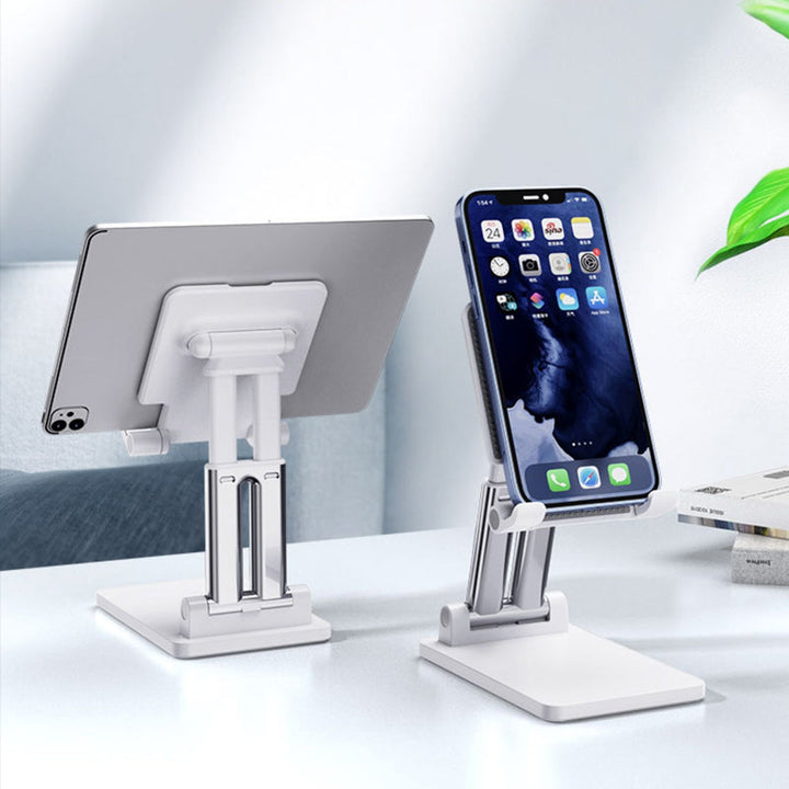 Norvo | Justerbar Ergonomisk Sammenleggbar Tablet/Telefon Stativ