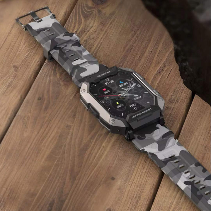 TactiX ARMY Series Smartwatch med militærdesign | Holdbar GPS - Fitness Tracker - for utendørs eventyr - militært personell og taktisk bruk Norvo