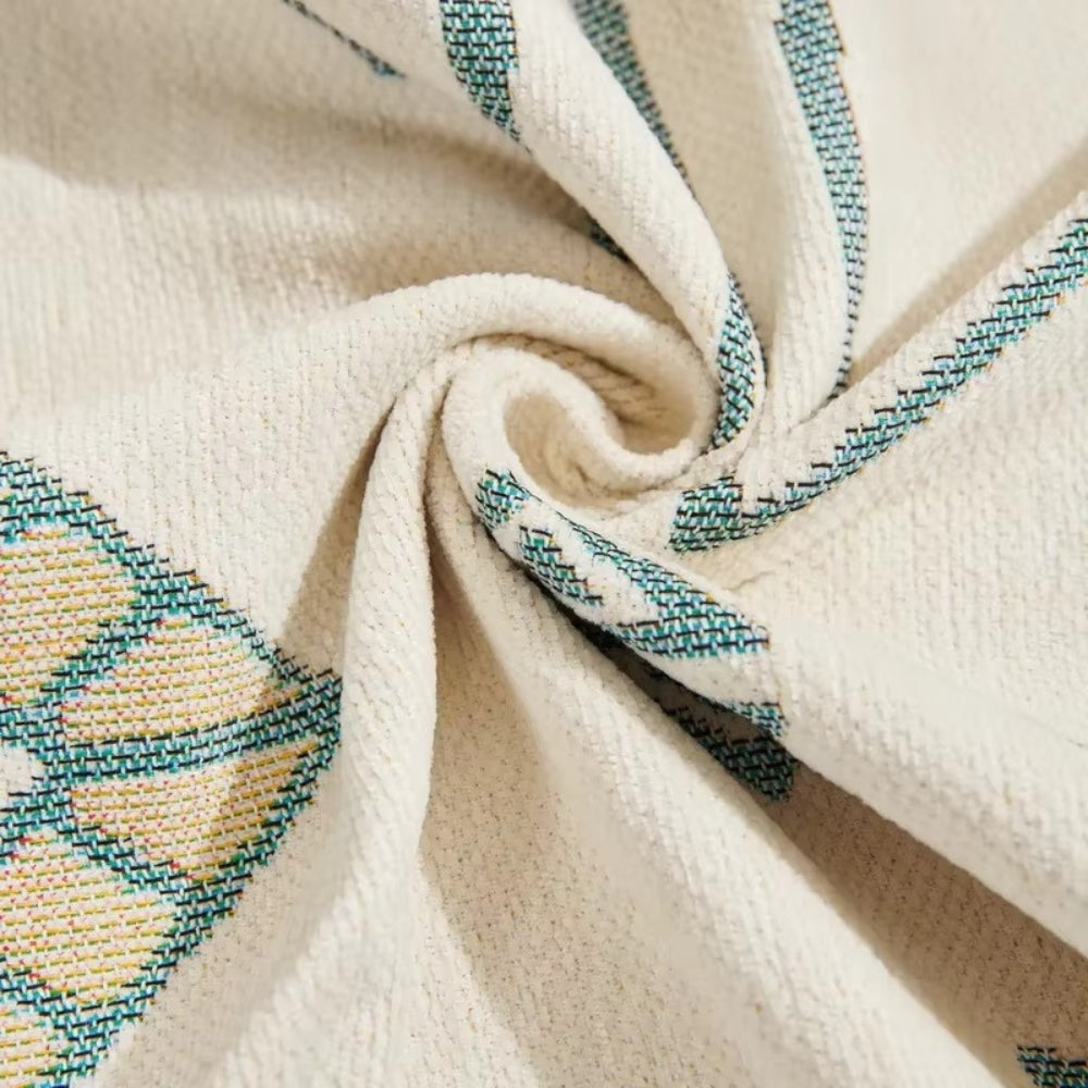 Norvo | Meringue Chenille Geometri Sofa Deksel