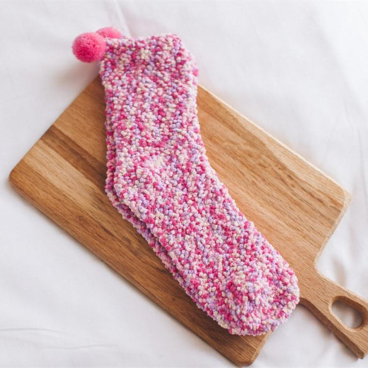 Norvo | Komfortabel Gave Pom Pom Cupcake Sokker