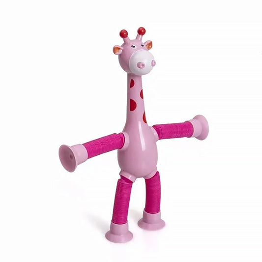 Norvo | Teleskopisk Sugekop Giraff Leketøy