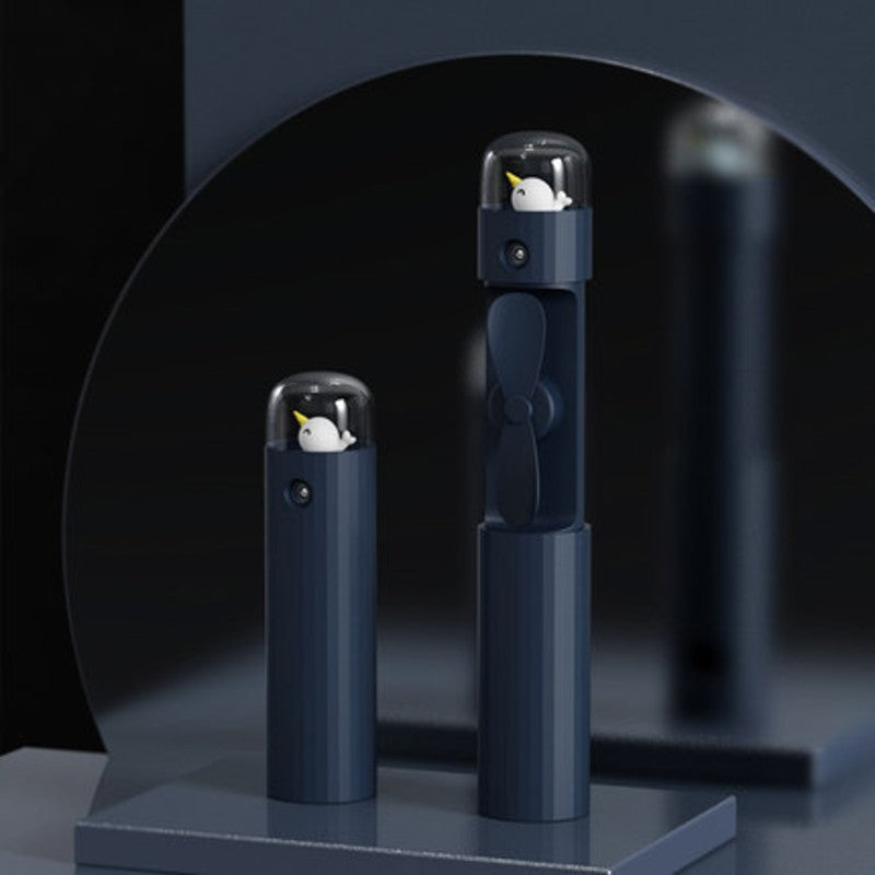 Norvo | Bærbar og oppladbar håndholdt kjølende sprøytevifte med 20 ml vanntank og stort batterikapasitet, for utendørs kjøling, strand, reise, park