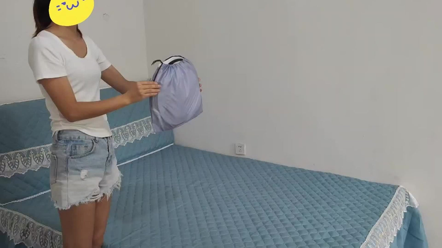 Norvo | InsectoGuard Solo Myggnett | Ultralett & Sammenleggbar | Med Glidelås | 200×80×56 cm | For 1 Person