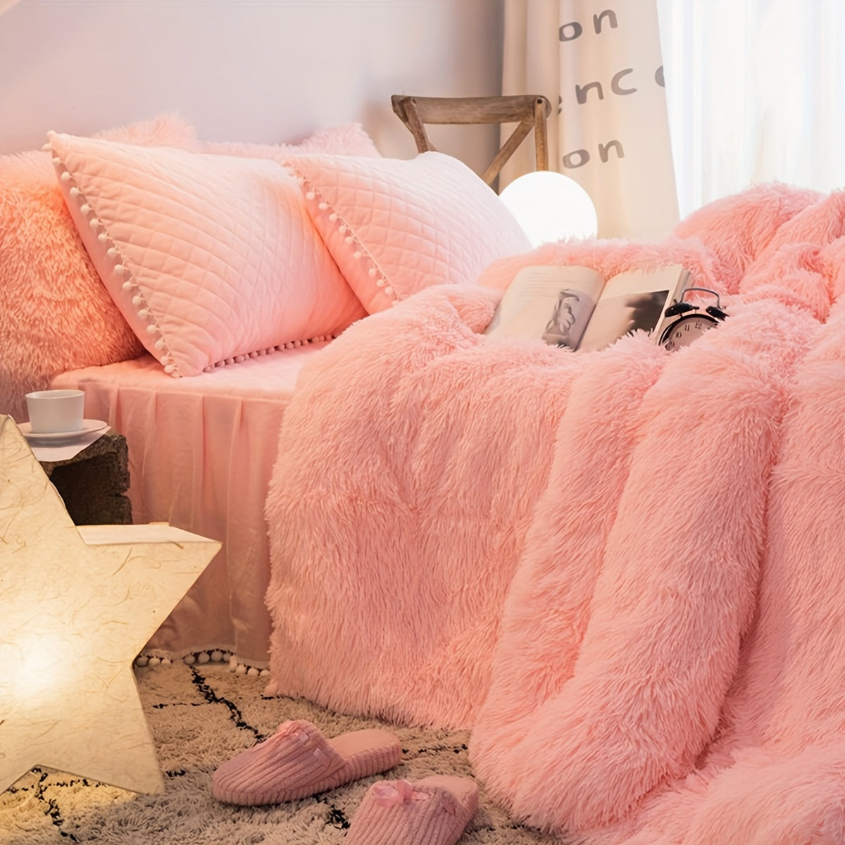 Norvo | Tre-dels fløyels sengetøy sett med fløyelsfinish