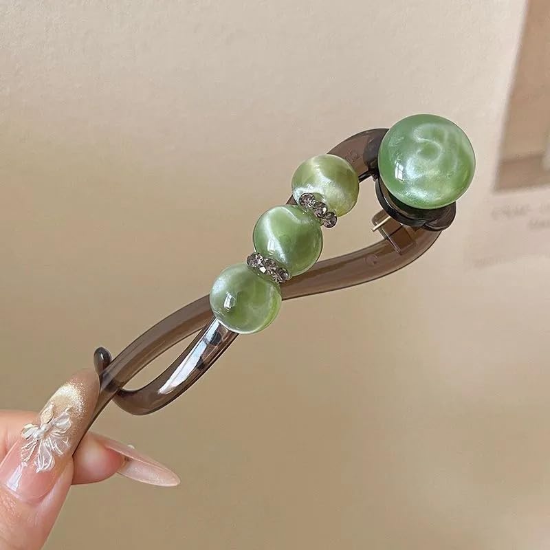 Norvo | Elegant Rose Pearl Twist Hårnål