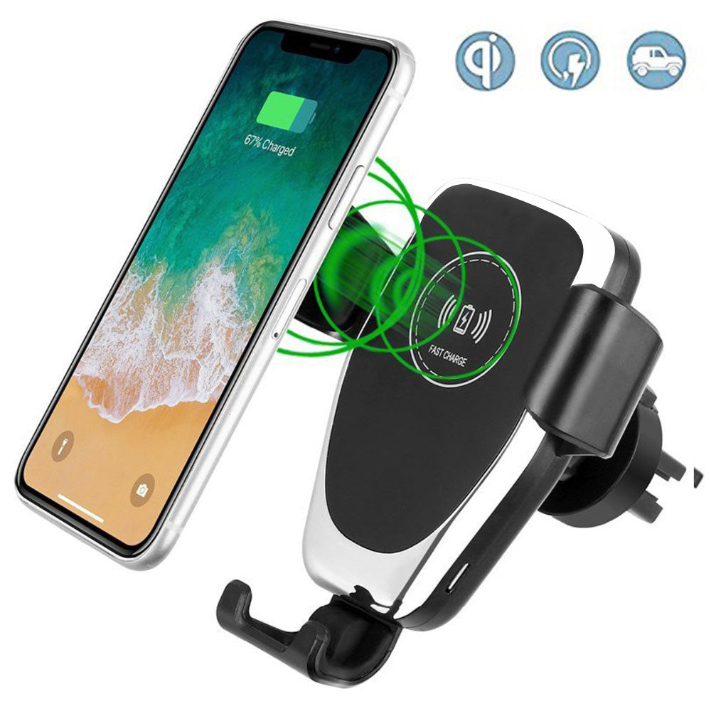 Norvo | Hurtiggrep Auto-Klemmende Trådløs Lading Bil Telefonholder