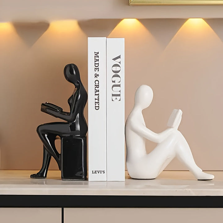 LuxeCeramic - Abstracte keramiske bokstøtter for elegante interiører Norvo