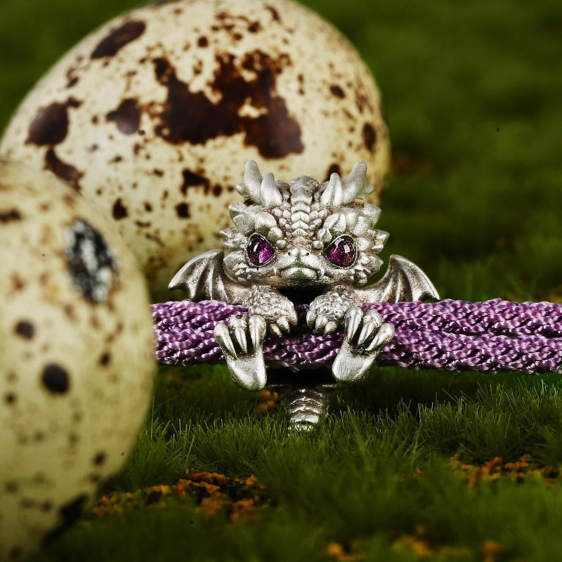 Norvo | Håndlaget Justerbart Baby Drage Armbånd