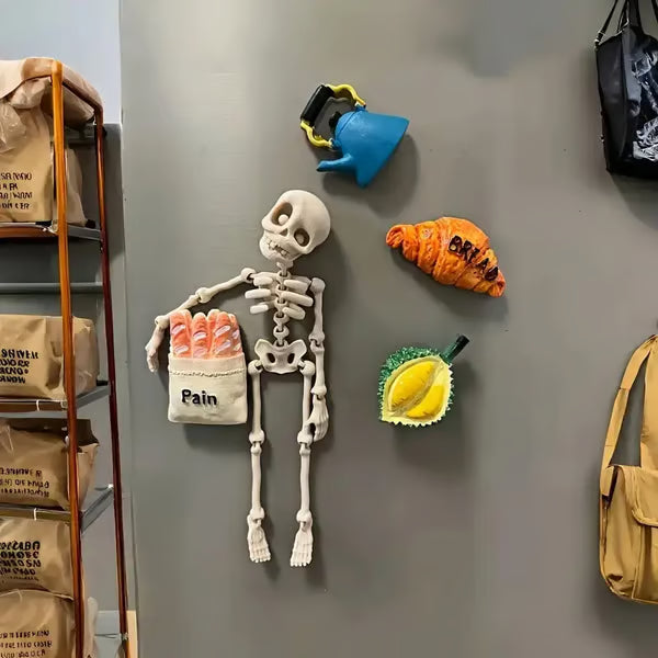Norvo | 3D-printet vintage skjelett magnetisk figur 🎃