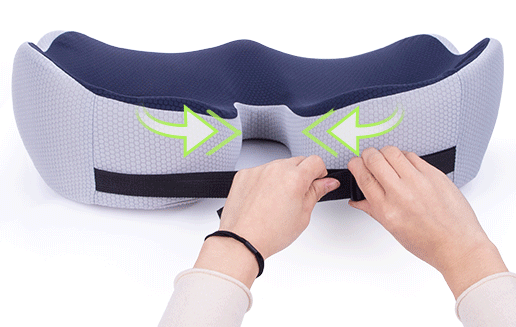 Norvo | Justerbart minneskum setetrekk for sittebenavlastning | Ergonomisk design for kontorstol og bilbruk