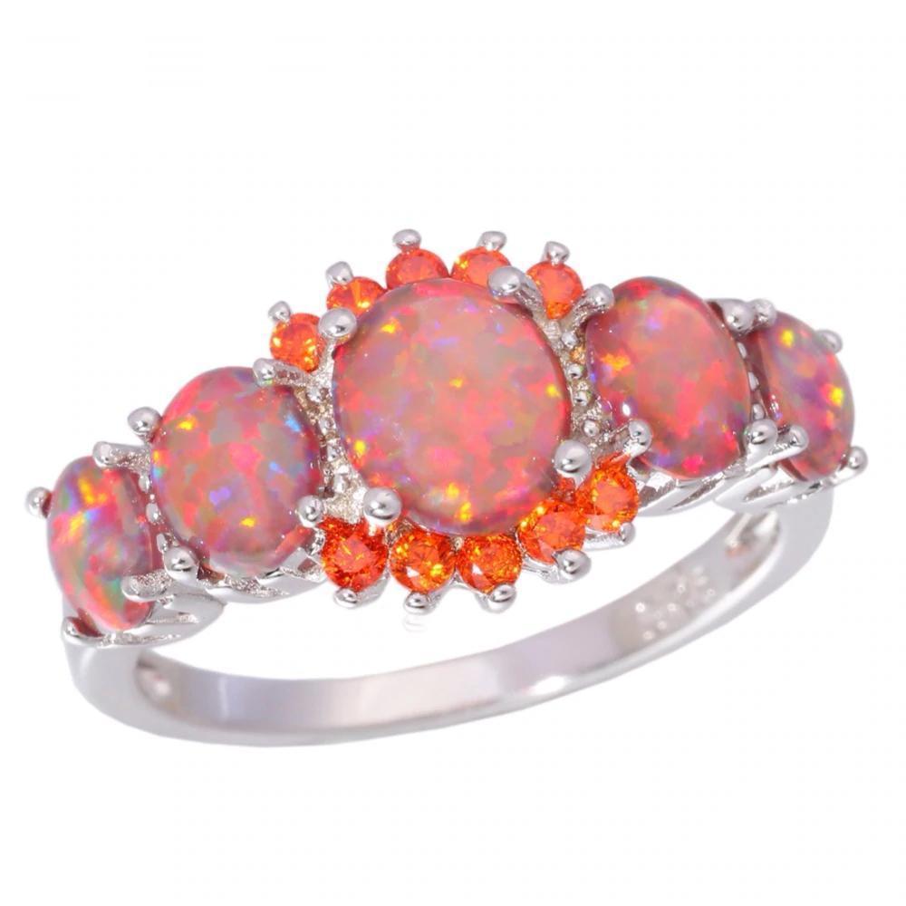 Norvo | Fire Opal Granatring