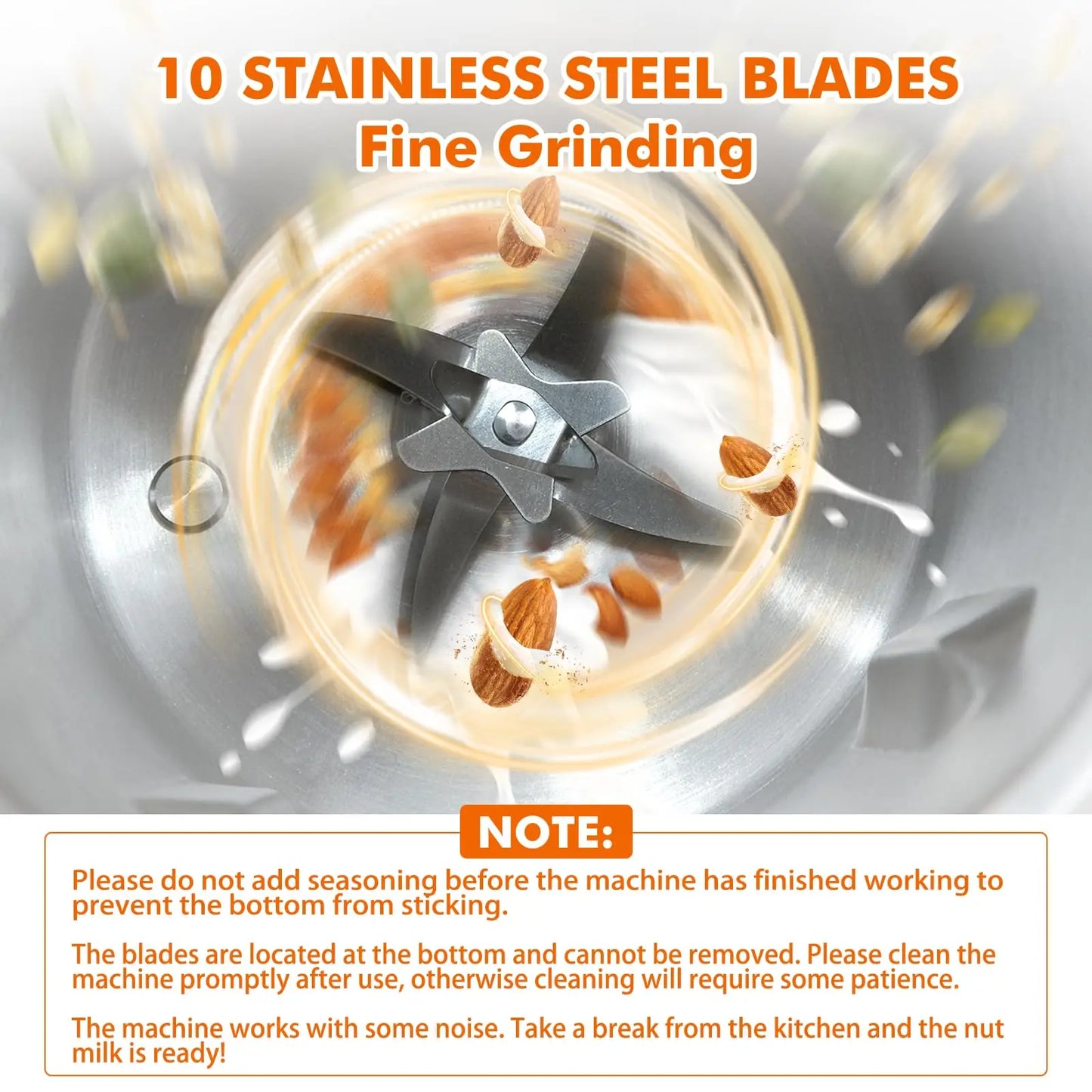 Norvo | 8-i-1 Nøttemelk Maskin (1000 ml) - NutriBlend