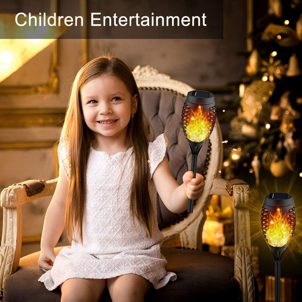 Norvo | 8-Pack: Solcelledbelysning med flimrende flamme