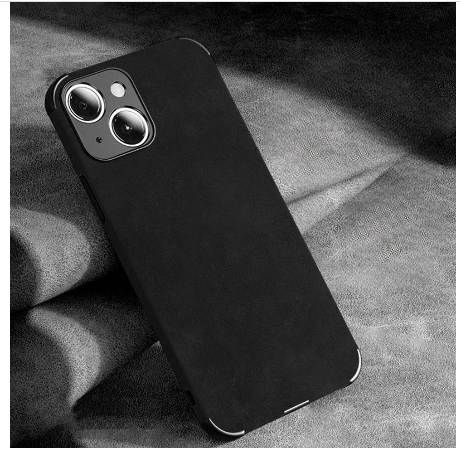 Norvo | Alcantara-look iPhone Deksel – Elegant beskyttelse for enheten din
