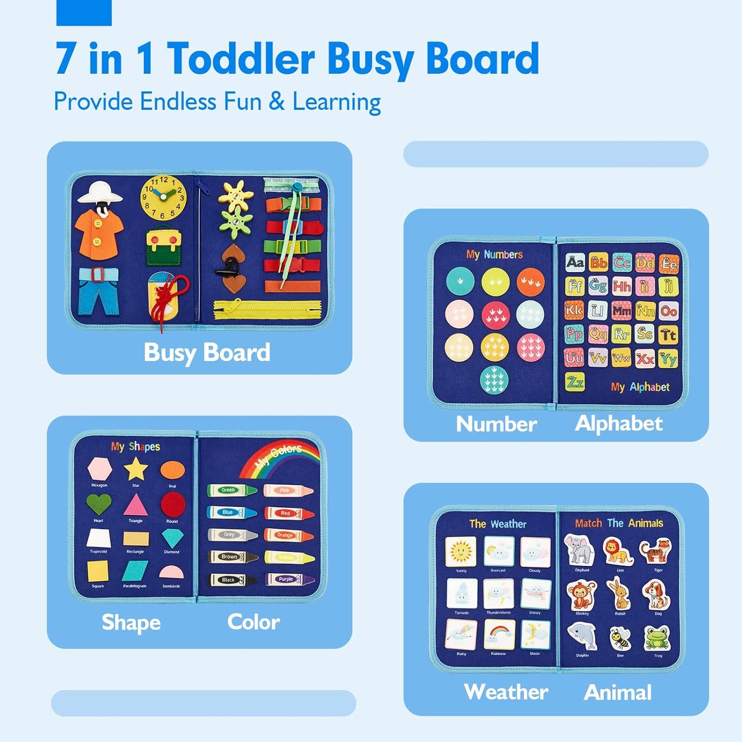 Norvo | Montessori Busy Board