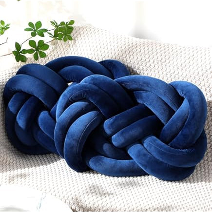 CozyPlush Set med 2 Plush Dekorative Puter – Myk Eleganse for Ditt Hjem Norvo