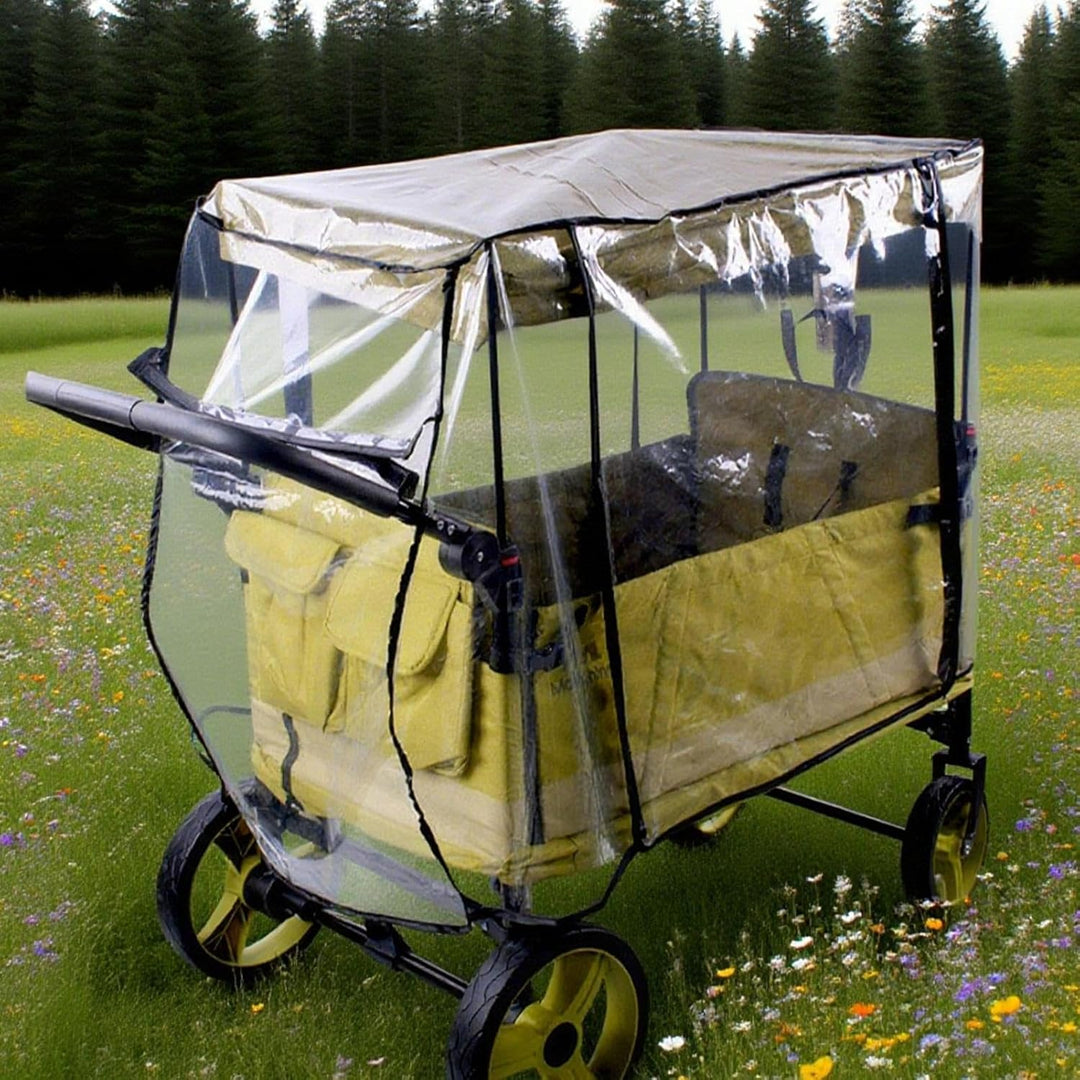 Frendorf | Barnevogn Regntrekk – Vindbeskyttende Kalesje for 2-seters & 4-seters Vogner – Venaro