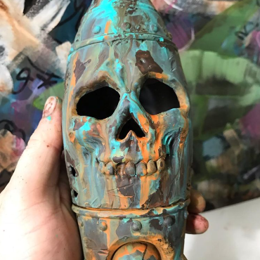 Norvo | The Skull Bomb - Lite Kjernekraft Hodeplagg Dekor