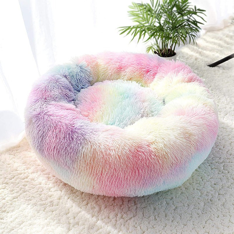 Norvo | Beef Rainbow Ekstra Plysj Beroligende Donut Hundesenger