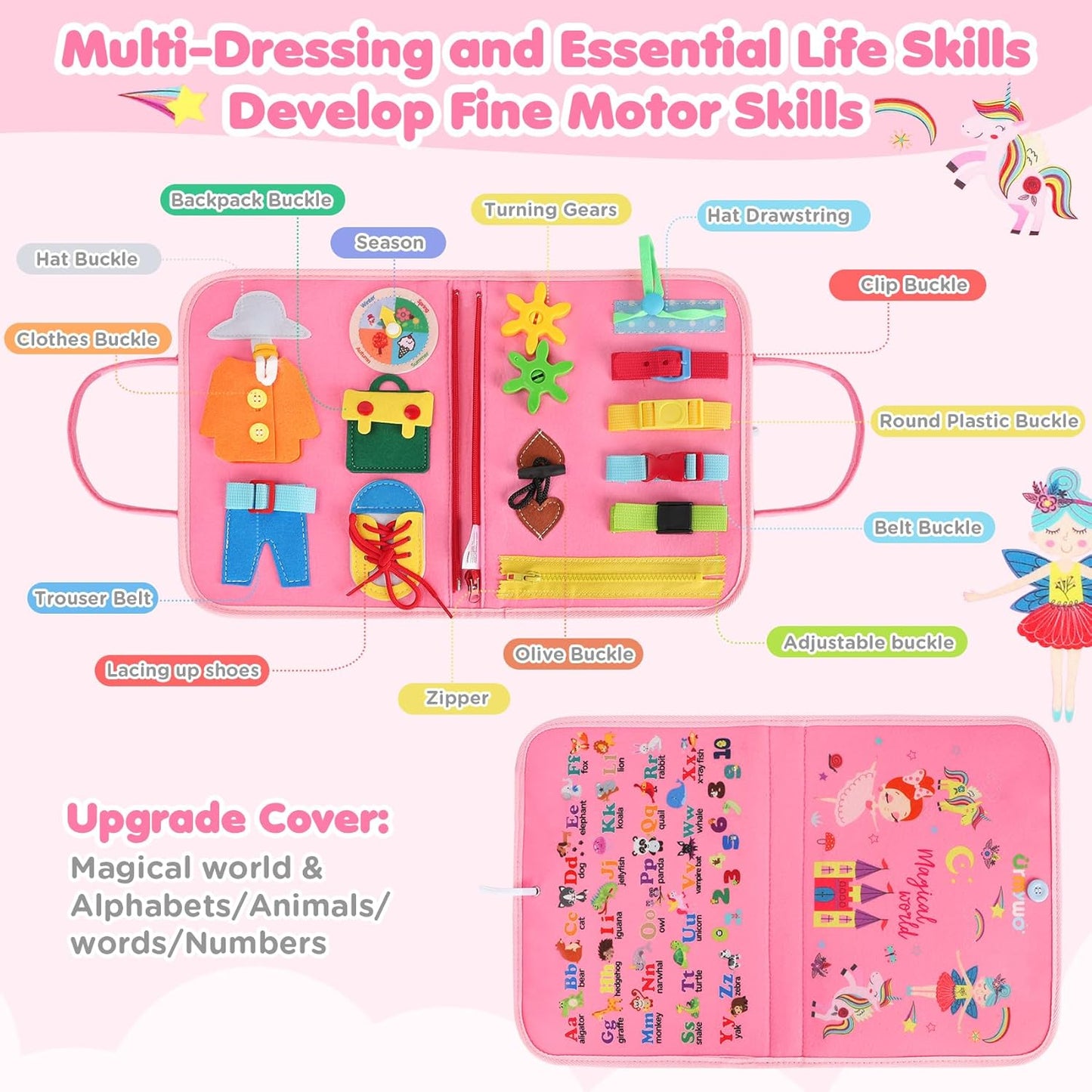 Norvo | Travel Board - Montessori-lekebil for 1 2 3 4-åringer