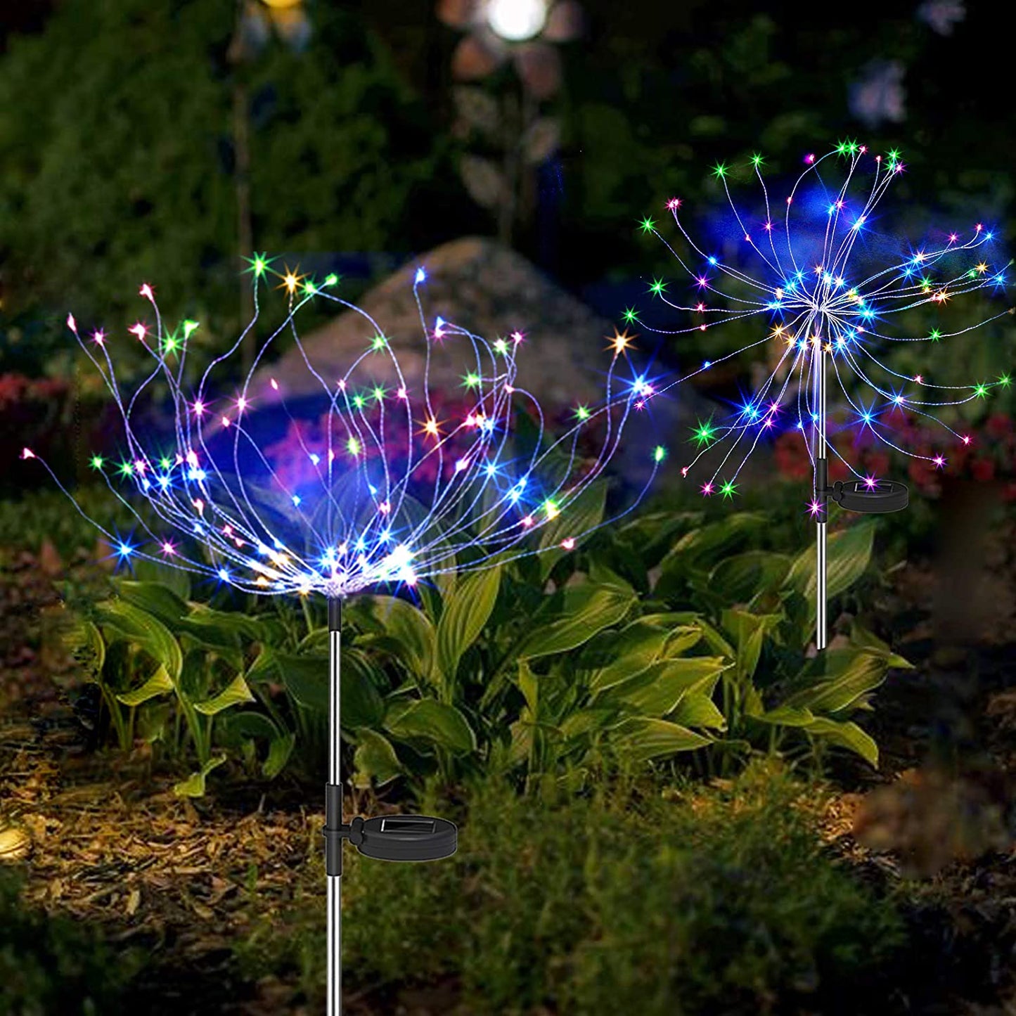 Norvo | 4 Delt Solfyret Hagebelysning - Værbestandig LED Dekorativ Belysning, Solenergi for Hage og Terrasse