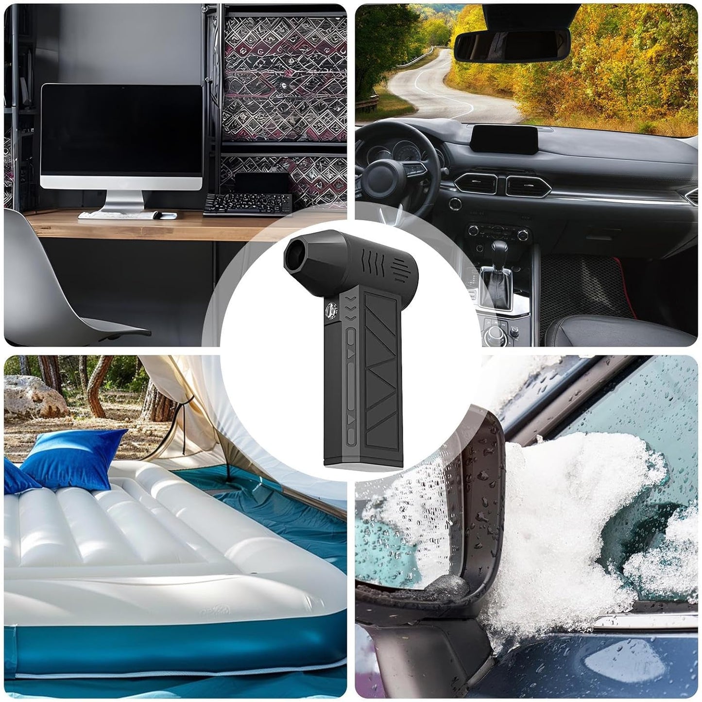 Norvo | Oppladbar Håndholdt Elektrisk Luftblåser – Nivaro