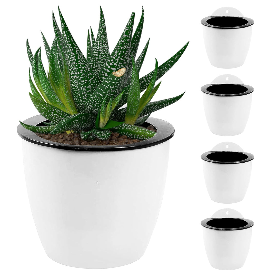 Norvo | Selvvannende hengende planterpotte – Moderne blomsterpotte for veggmontering