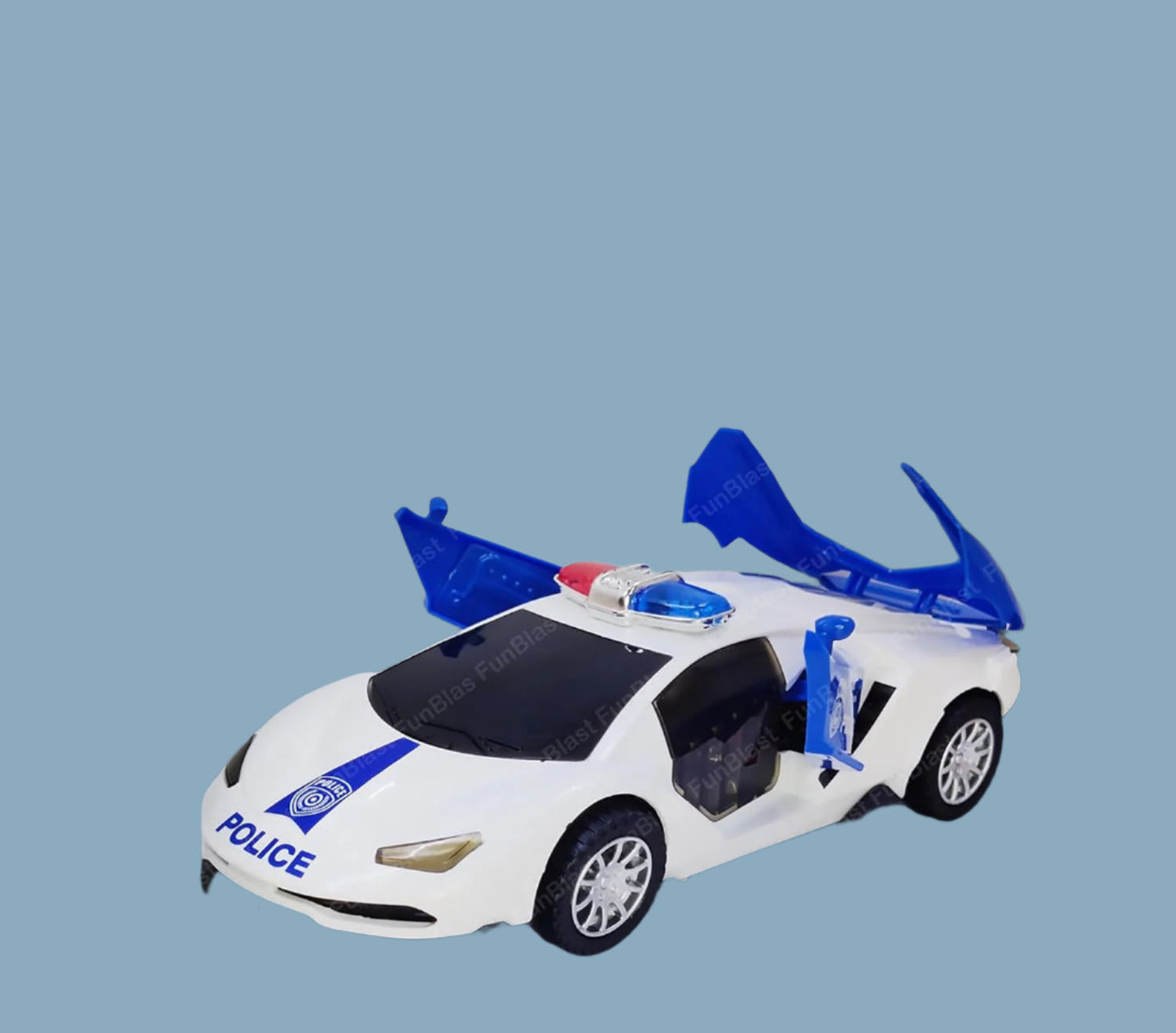 Norvo | SpeedPatrol | Spennende leke moro - Elektrisk politibil med 360° rotasjon, lys og lyd